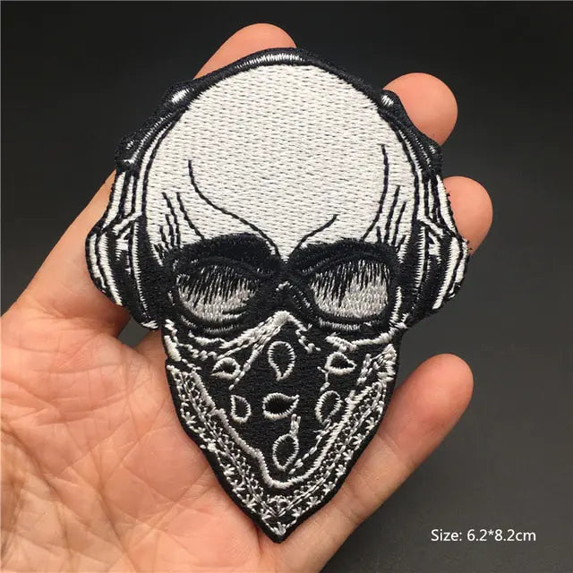 Rock Punk Clothes Patches